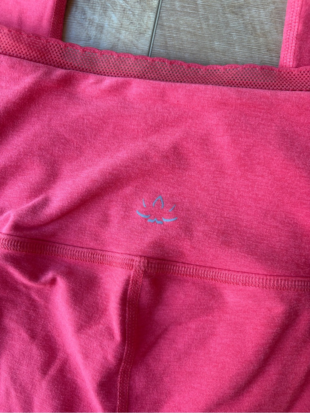 NWOT Beyond Yoga Allure Spacedye Lace Trim Leggings. Red Ash Heather. Size M - Picture 5 of 11